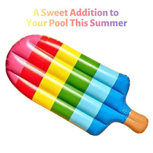 Load image into Gallery viewer, Funsmile Inflatable Float Pool Raft Popsicle Floatie Lounge Pool Lounger Water Fun Summer Beach Party Toys for Kids Adults 59" x 31.5"