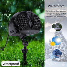 Load image into Gallery viewer, Uncahome Christmas Snowflake Projector Lights, Remote Control Timing Waterproof LED Snowfall Landscape Lights Suitable for Christmas, Indoor and Outdoor Party Decorations