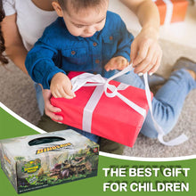 Load image into Gallery viewer, Dinosaur Toys with Play Mat & Trees for Toddlers, Realistic Jurassic Dinosaur Figures to Create a Dino World Includes 9 Kinds of Dinosaurs, Gift for Toddlers Boys & Girls (Age 3+)