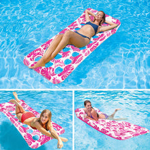 Load image into Gallery viewer, COWIN Inflatable Pool Floats Hammock, 73 X 34 Inches Adults for Size Water Hammock Lounge with Headrest, Floating Pool Lounge Chair for Men and Women (Red)