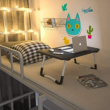 Load image into Gallery viewer, Mighty Rock Laptop Desk Foldable Tray Table Bed Stand Standing Table for Bed Sofa Couch Floor Black