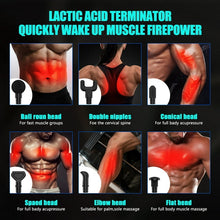 Load image into Gallery viewer, Massage Gun, Muscle Massage Gun Deep Tissue for Athletes, Handheld Electric Muscle Massager, High Intensity Percussion Massage Device for Pain Relief with 6 Attachments & 30 Speed