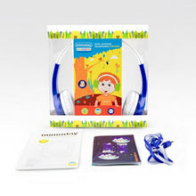 Load image into Gallery viewer, Funsmile Kids Headphones Wired Headphones for Kids with 3.5 MM Foldable On-Ear Headse Kids Headphones for Smartphone Tablet Computer MP3 / 4 Blue