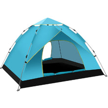 Load image into Gallery viewer, Aedavey Camping Tent 3 Person Automatic Pop Up Instant Tent Waterproof Windproof Portable 7' x 7' x 53" Lake Blue