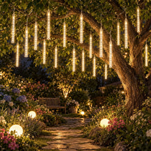 Load image into Gallery viewer, Christmas Lights Outdoor, Icicle String Light 32 Tubes 768LEDs for Xmas Tree Christmas Decorations Party Wedding Holiday Yard, Warm White