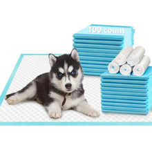 Load image into Gallery viewer, Cosmonic 100Pcs Puppy Pee Pads Dog Potty Training Pads Disposable Super Absorbent Leak-Proof 22" x 22"