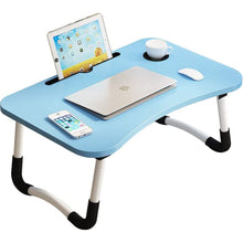 Load image into Gallery viewer, Mighty Rock Laptop Desk Foldable Bed Tray Table Laptop Bed Stand Standing Table for Bed Sofa Couch Floor Blue