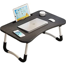 Load image into Gallery viewer, Mighty Rock Laptop Desk Foldable Tray Table Bed Stand Standing Table for Bed Sofa Couch Floor Black