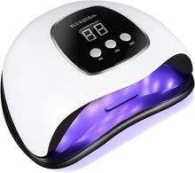 Load image into Gallery viewer, UV Light for Nails, 48W LED Nail Light for Gel Polish, Fast Nail Dryer with Automatic Sensor, 24 Beads Fast Curing Portable Nail Dryer, Timer Setting, Fingernail and Toenail, White