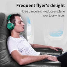 Load image into Gallery viewer, Bluetooth Noise-Canceling Over-Ear Headphones(Green)