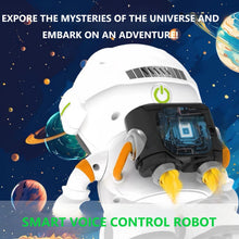 Load image into Gallery viewer, Kids Robot Toys Smart Spacemen Toys With Dynamic LED Eyes, Interactive Robots with Touch Sensor,Voice Control,Sing,Dance Christmas Birthday Gift Toys