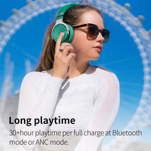 Load image into Gallery viewer, Bluetooth Noise-Canceling Over-Ear Headphones(Green)