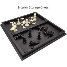 Load image into Gallery viewer, Funsmile Magnetic Chess Set with Folding Chess Board 15" Foldable Chess Sets Travel Board Games for Kids and Adults