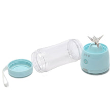Load image into Gallery viewer, Kibhous Wireless Portable 6-Blade Electric Sand Ice Juice Cup, Portable Blenders Used for Baby Food, Travel, Gym and other USB Rechargeable Mini Blenders(Blue)
