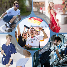 Load image into Gallery viewer, MOVSOU Portable Neck Fans, Hands Free Bladeless Fan, 4000 mAh Battery Operated Wearable Personal Fan, Neck Fan Rechargeable, USB Powered Desk Fan,3 Speeds-White