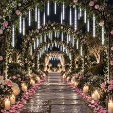 Load image into Gallery viewer, Christmas Lights Outdoor, Icicle String Light 8 Tubes 192LEDs for Xmas Tree Christmas Decorations Party Wedding Holiday Yard, Cool White