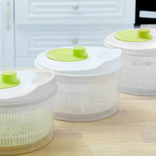 Load image into Gallery viewer, Swtroom Salad Spinner Vegetable Dryer, 3.4 Quart Fruit Veggie Bowl Lockable Colander Basket and Lid with Drawcord Switch