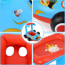 Load image into Gallery viewer, Funsmile Toddlers Inflatable Toddler Floaties Pool Float Toys 35.4×31.4in with Water Spray Gun Kids Pirate Boat Summer Party Aged 3-6