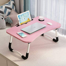 Load image into Gallery viewer, Mighty Rock Laptop Desk Foldable Bed Tray Table Laptop Bed Stand Standing Table for Bed Sofa Couch Floor Pink