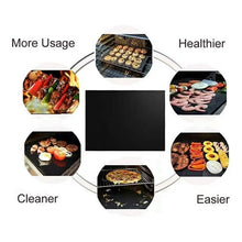 Load image into Gallery viewer, Aedavey BBQ Grill Mat Set of 5 Baking Mats Resuable Non-Stick Works on Electric Grill Gas Charcoal BBQ 15.75 x 13 inch