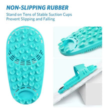 Load image into Gallery viewer, Meidong Silicone Shower Foot Scrubber Personal Foot Massage and Cleaning, Non-slip Foot Scrubber for Men and Women (1PCS Green)