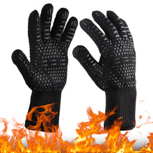 Load image into Gallery viewer, kibhous BBQ Gloves Heat Resistant Cooking 932°F Grilling Gloves for Barbecue Grilling Oven Baking Camping Smoker