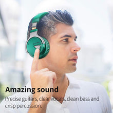 Load image into Gallery viewer, Bluetooth Noise-Canceling Over-Ear Headphones(Green)