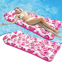 Load image into Gallery viewer, COWIN Inflatable Pool Floats Hammock, 73 X 34 Inches Adults for Size Water Hammock Lounge with Headrest, Floating Pool Lounge Chair for Men and Women (Red)