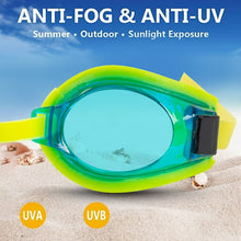 Load image into Gallery viewer, Maraawa 3 Pack Swim Goggles No Leakage Clear Vision for Adults Men Women, Swimming Goggles Anti Fog Color Black, Green, Yellow