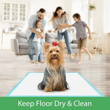 Load image into Gallery viewer, Cosmonic 100Pcs Puppy Pee Pads Dog Potty Training Pads Disposable Super Absorbent Leak-Proof 22" x 22"