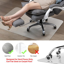 Load image into Gallery viewer, kibhous Office Mat for Hardwood Floor, 36" x 48" Rectangle Clear Chair Mat ,Matte, PVC