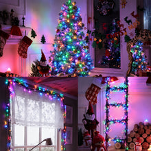 Load image into Gallery viewer, Christmas String Lights Twinkle Cluster Lights 82Ft 200Led 8 Modes Timer Memory Function for Christmas Party Garden Multicolor