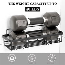 Load image into Gallery viewer, 5-Pack Shower Caddy, Adhesive Shower Organizer for Bathroom Storage & Kitchen, No Drilling, Rustproof Stainless Steel Bathroom Organizer, Shower Shelves for Inside Shower, Black