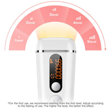 Load image into Gallery viewer, IPL Hair Removal Device At-Home Permanent Hair Remover Upgraded to 990,000 Flashes Painless Laser Hair Removal for Women and men Facial Whole Body Home use with 2 Modes and 5 Levels
