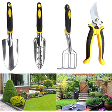 Load image into Gallery viewer, Meidong Garden Tools Set 5 Piece Floral Heavy Duty Gardening Tools with Pruning Shears / Hand Trowel / Transplanter / Hand Rake / Gardening Gloves,Durable and Delicate Garden Gift