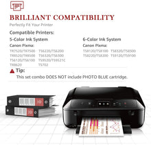 Load image into Gallery viewer, Toner Kingdom Printer Ink Replacement for Canon 280 281 Ink Cartridges for PGI-280XXL CLI-281XXL Ink Cartridge 280 281 for Canon Pixma TR8620 TR7520 TR8520 TS6120 TS6220 TS6320 TS8120 TS9120 (12 Pack)