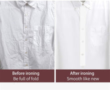 Load image into Gallery viewer, COSMONIC Hanging Ironing Machine Plastic Metal Handheld Transparent Water Tank Travel Foldable Large Capacity High Household Cotton Cloth Ironing Portable Bed Sheets Dormitory Curtains(Pink)