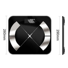 Load image into Gallery viewer, Body Fat Scale, Smart BMI Bathroom Weight Scale Body Composition Monitor Health Analyzer with Smartphone App for Body Weight, Fat, Water, BMI, BMR, Muscle Mass