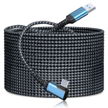 Load image into Gallery viewer, Link Cable 19FT/6M Compatible for Oculus Quest 2, FLOPAD Nylon Braided High Speed Data Transfer & Fast Charging Cable Compatible for VR Headset Quest Headset and Gaming PC