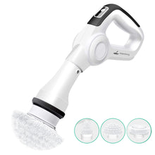 Load image into Gallery viewer, Cosmonic Electric Spin Scrubber, Power Scrubber Cordless High Rotation Handheld Bathroom Scrubber Rechargeable with 3 Replaceable Cleaning Brush Heads for Cleaning Tub, Tile, Floor, Sink, Wall, Window