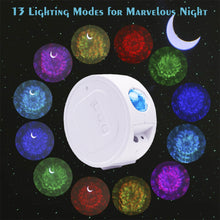 Load image into Gallery viewer, LED Laser Star Projector, Galaxy Lighting, Nebula Lamp for Gaming Room, Home Theater, Bedroom Night Light, or Mood Ambiance