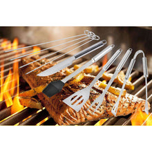 Load image into Gallery viewer, Meidong Grilling Accessories BBQ Tools Set, 9 PCS Stainless Steel Grill Kit with Case, Great Barbecue Utensil Tool for Men, Women, Dad