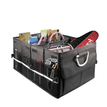 Load image into Gallery viewer, Trunk Organizer Car Organizer and Storage Cargo Organizer Suv Trunk Storage Box Organizer Car Trunk Box Car Compartment Organizer with Cover Collapsible Large