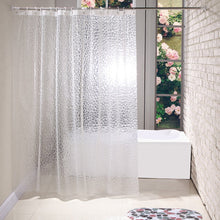 Load image into Gallery viewer, COWIN EVA Shower Curtain Liner Waterproof 3D Water Cube Clear Bathroom Shower Curtains 78" x 72" No Chemical Smell Extra Long for Shower Stall Bathtubs