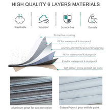Load image into Gallery viewer, Cosmonic Pickup Truck Cover Waterproof All Weather, Outdoor Dust Sun Rain UV Snow Protection, Universal