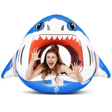Load image into Gallery viewer, Inflatable Shark Pool Floats, Summer Ring Pool Floaties for Kids Adults, Inflatable Fun Water Toys for Parties in Pool & Beach