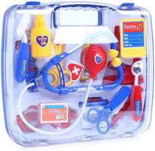 Load image into Gallery viewer, Pretend & Play Doctor Set Blue - 15 Pieces, Ages 3+ Doctor Kit for Kids, Toddler Doctor Kit, Toy Medical Kit, Toddler Social Emotional Learning Toys