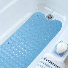 Load image into Gallery viewer, Bath Tub Mat, 39 x 16 Inches Anti Slip Material Blue