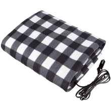 Load image into Gallery viewer, Car Blanket, 12V Car Truck Heated Blanket Electric Travel Heating Seat Blanket Throw Automotive Vehicle Road Travel Trip RV, Great for Cold Weather, Tailgating, and Emergency Kits
