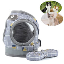 Load image into Gallery viewer, Meidong Adjustable Cat Harness Escape Proof, Reflective Kitten Harness and Leash Set for Walking, Dog and Cat Universal Pet Harness for Cats Kittens Puppies and Small Dogs - Small